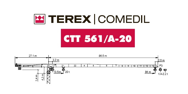 Terex Comedil CTT561 A20