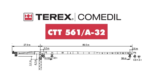 Terex Comedil CTT561 A32